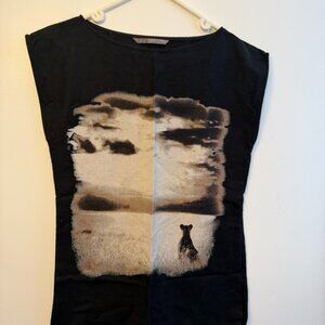 ZARA Sleeveless Top – Nature Print, Women’s Size Large